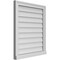 Ekena Millwork Vertical Surface Mount PVC Gable Vent w/ 2"W x 2"H , Brickmould Sill Frame, 24"W x 28"H GVPVE24X2803SN - alternate 5